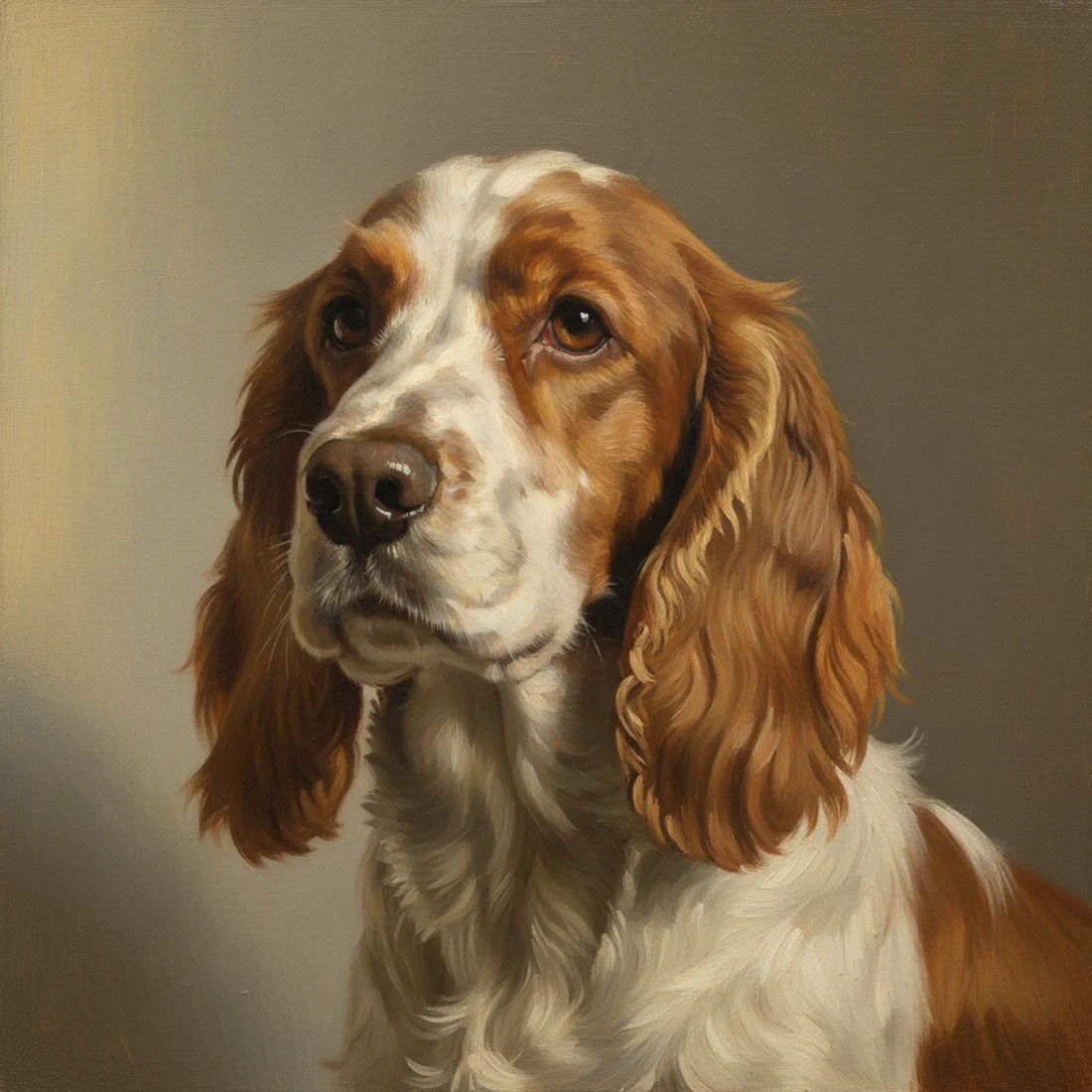 Oil painting portrait — Old Master technique, no costume